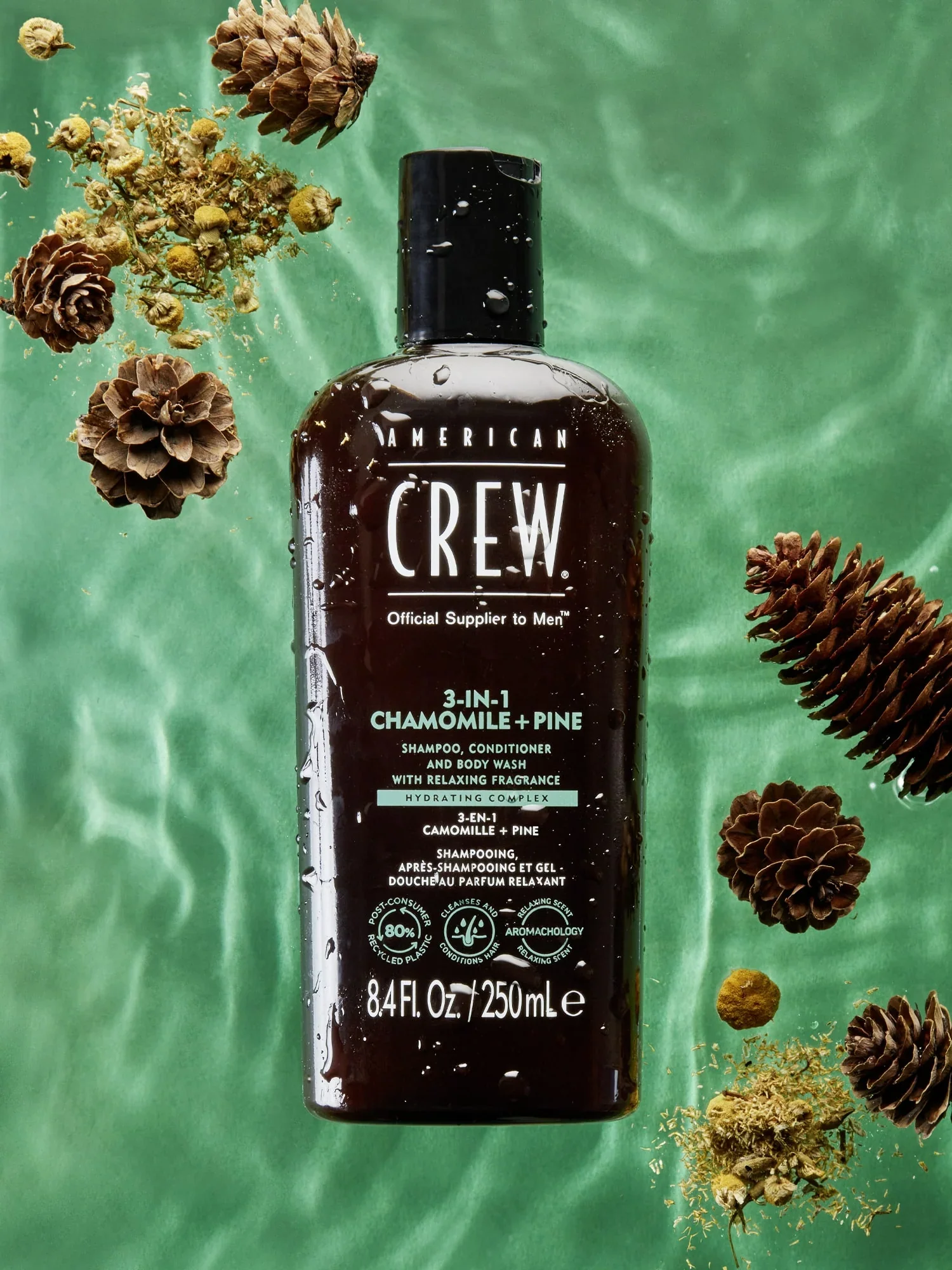 American Crew 3-IN-1 Chamomile + Pine 450ml - Image 4