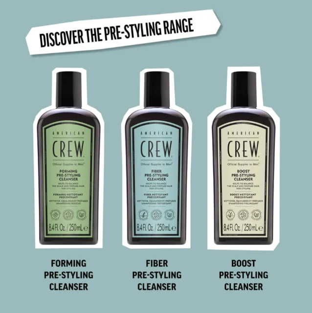 American Crew Fiber Pre Styling Shampoo 250ml - Image 4