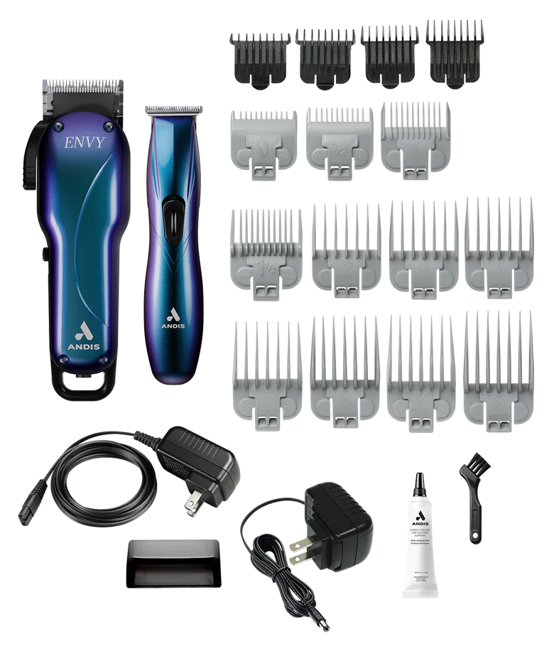 Andis Cordless Envy Li Clipper & Slimline Trimmer Set Galaxy - Image 4