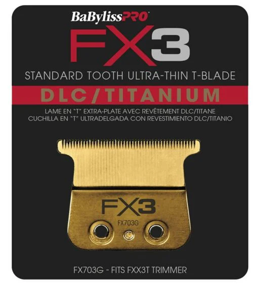 BabylissPRO FX3 Trimmer DLC/Titanium Replacement Blade - Image 2