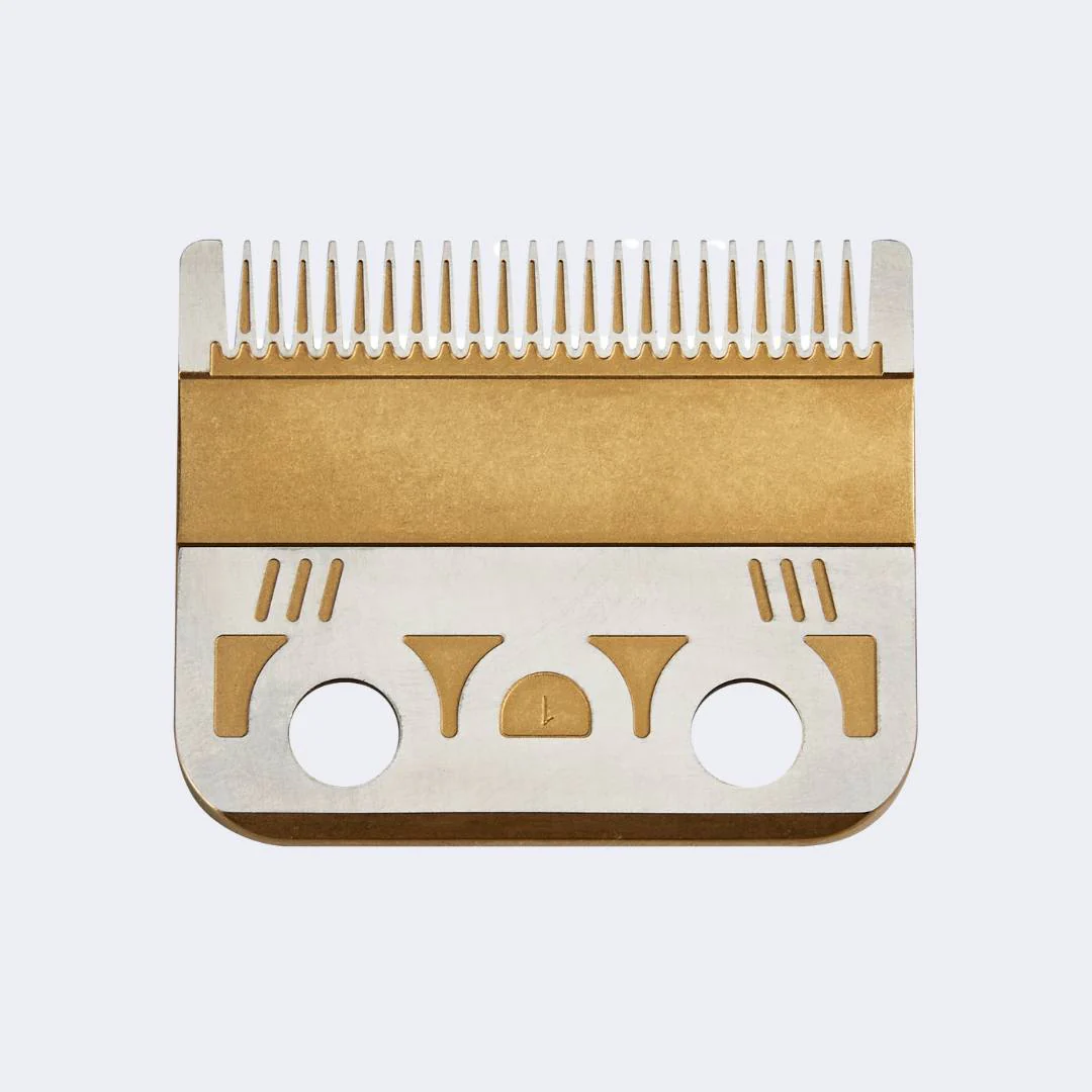 BabylissPro Gold Titanium Metal - Injection Molded (MIM) Precision Fade Blade (22 Teeth) - Image 4
