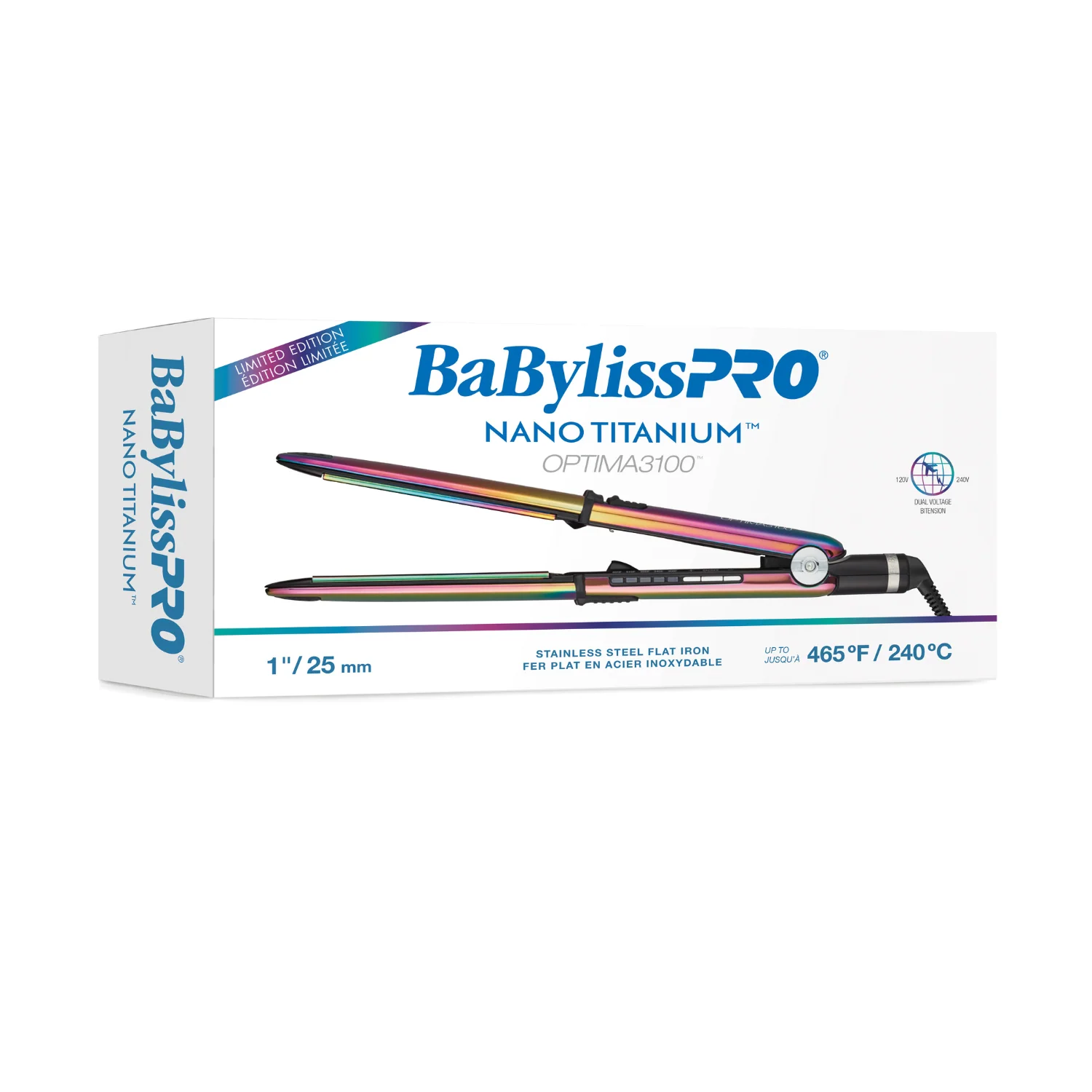 BabylissPro Nano Titanium™ Limited Edition OPTIMA3100 1" Styling Iron - Image 4