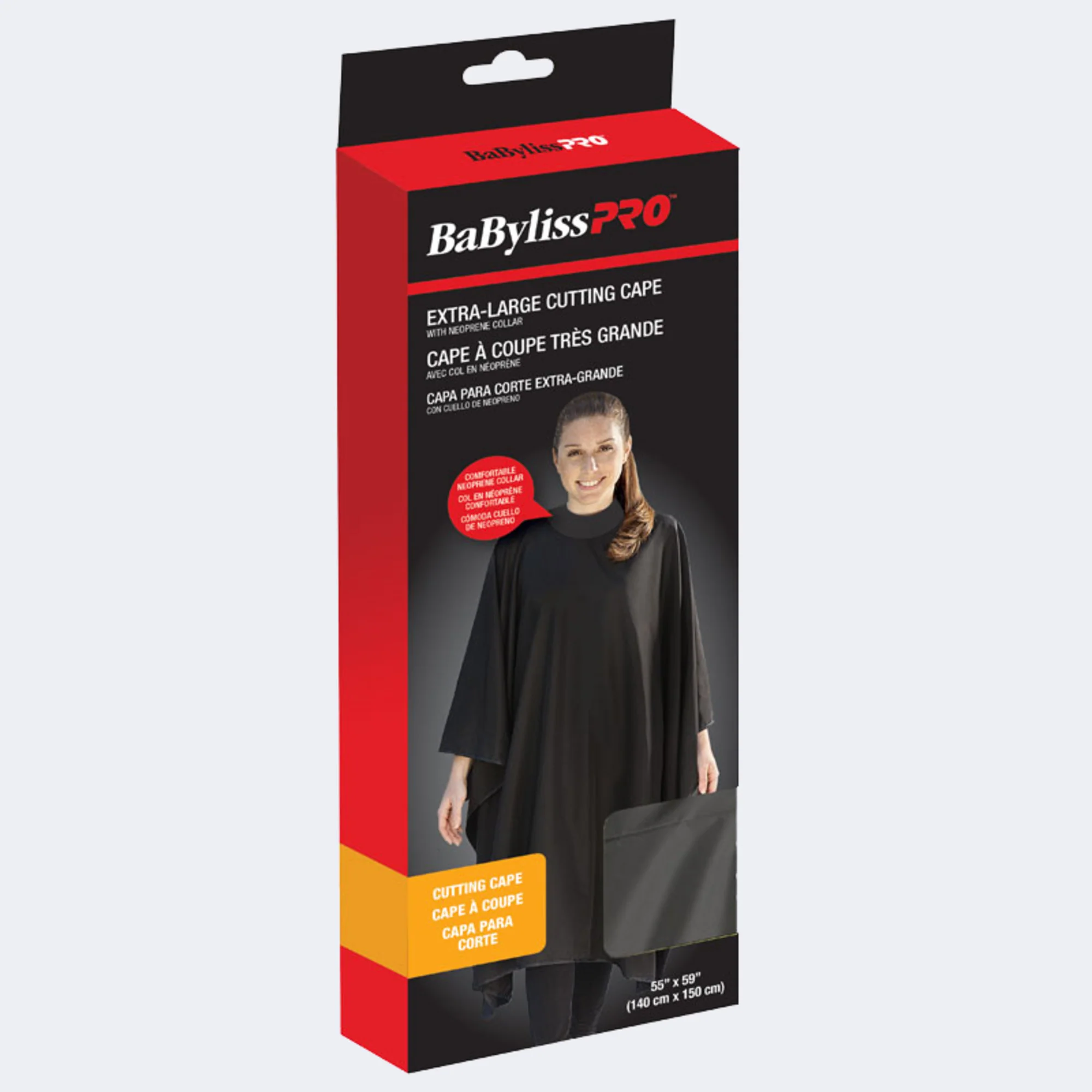 BabylissPro Neoprene Collar Cutting Cape - Image 2