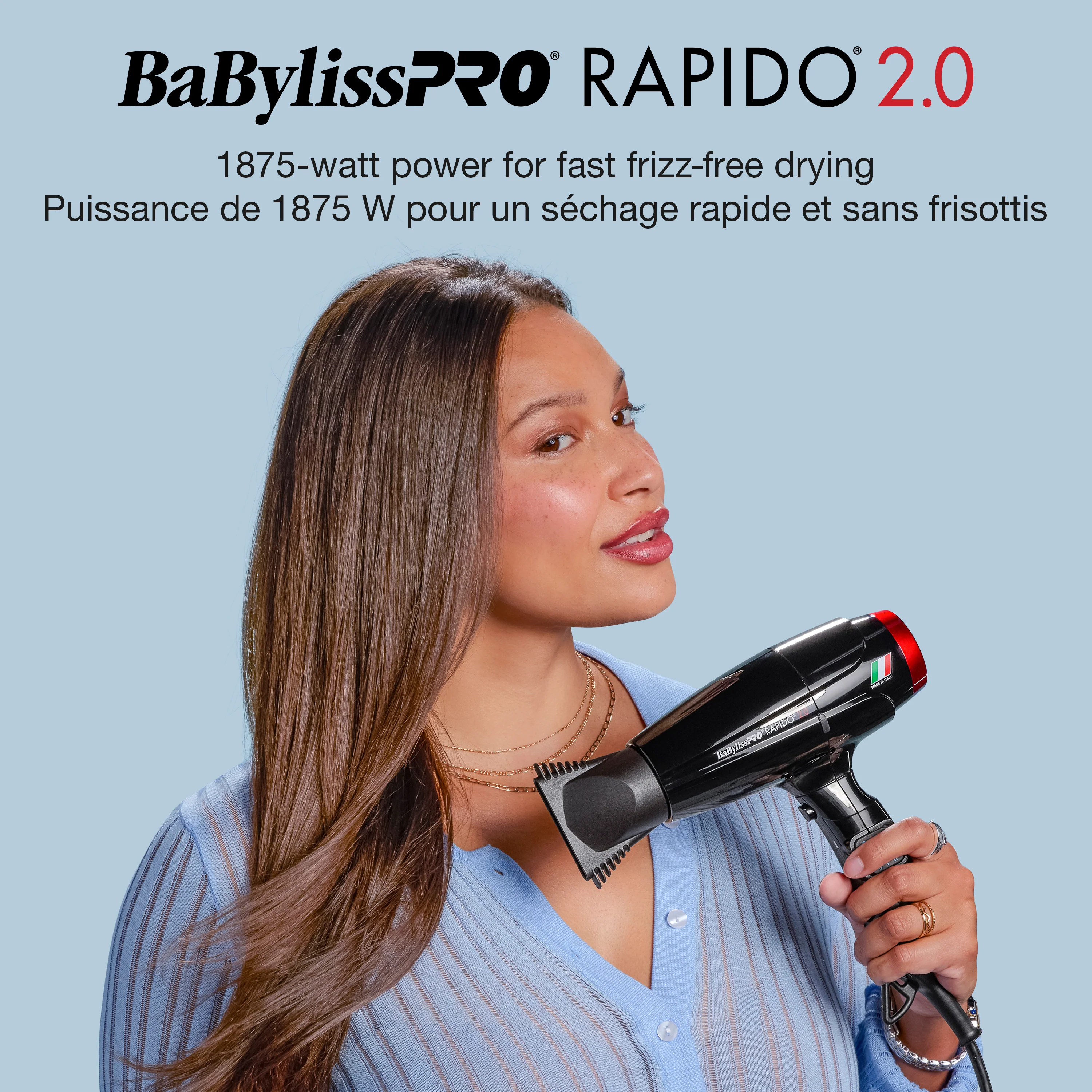 BabylissPro Rapido Hair Dryer Black 2.0 - Image 4