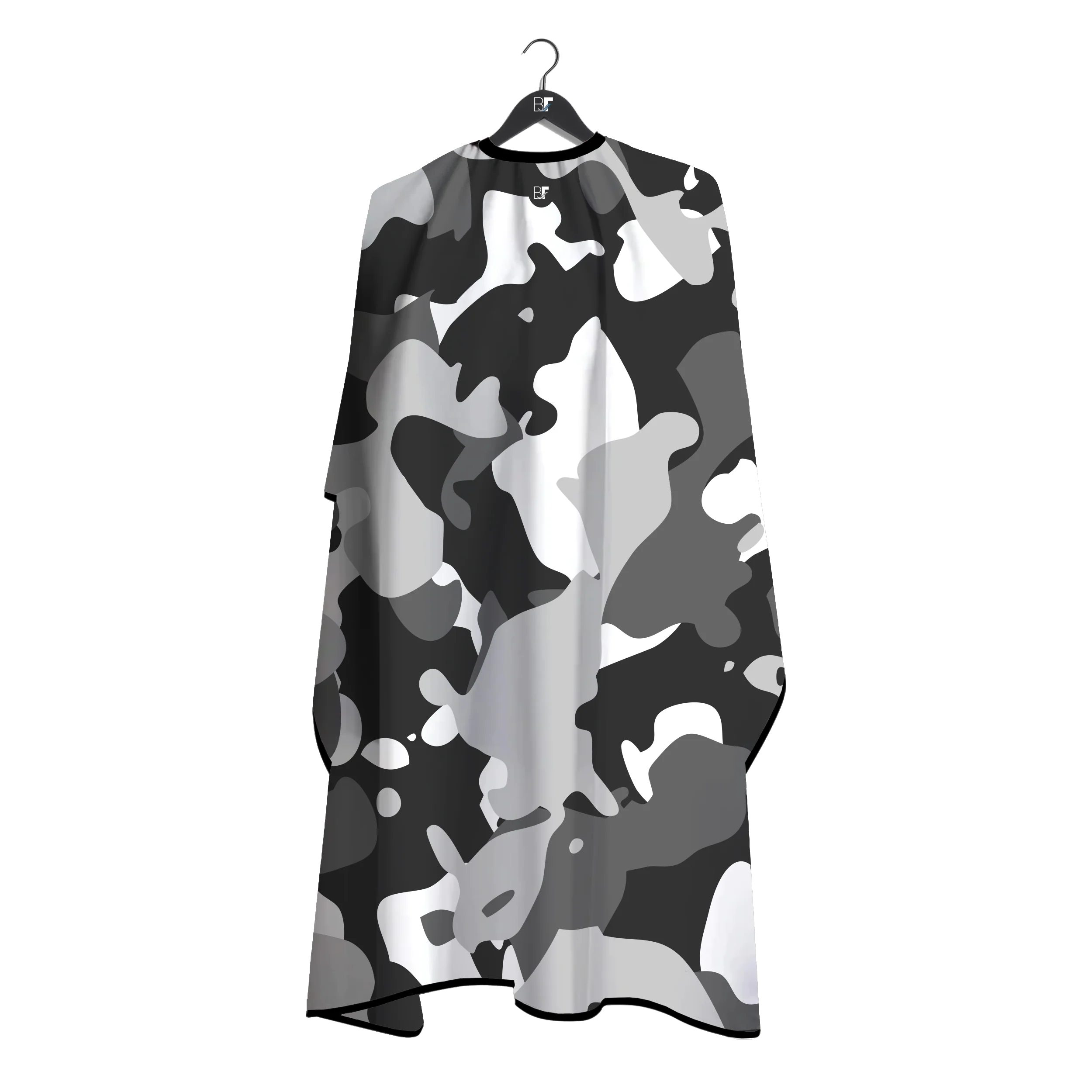 Barber Flow Camo Cape - Charcoal