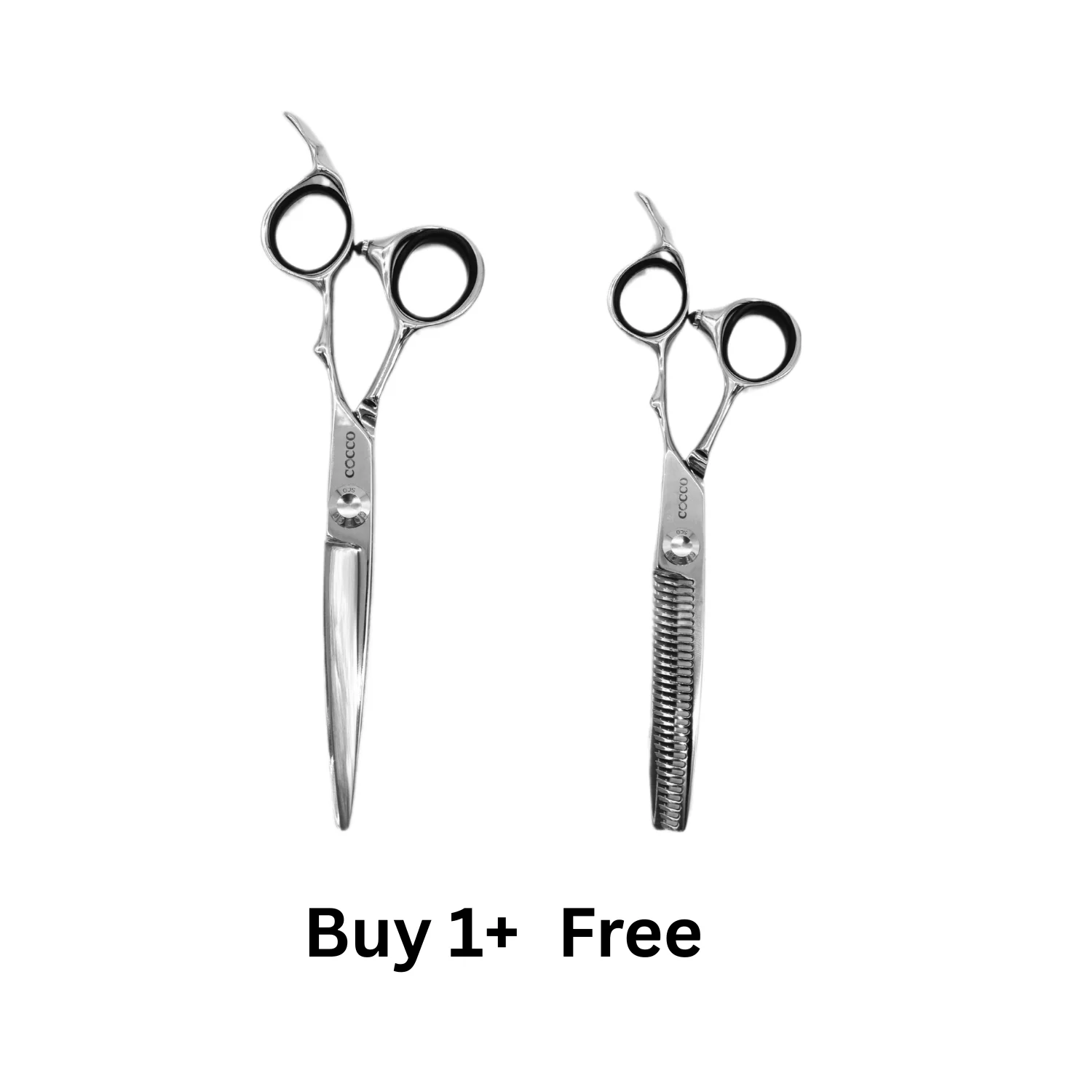Cocco Super Cobalt 6" Shears w/ Case-Left Handed + Thinning Shears - Image 2