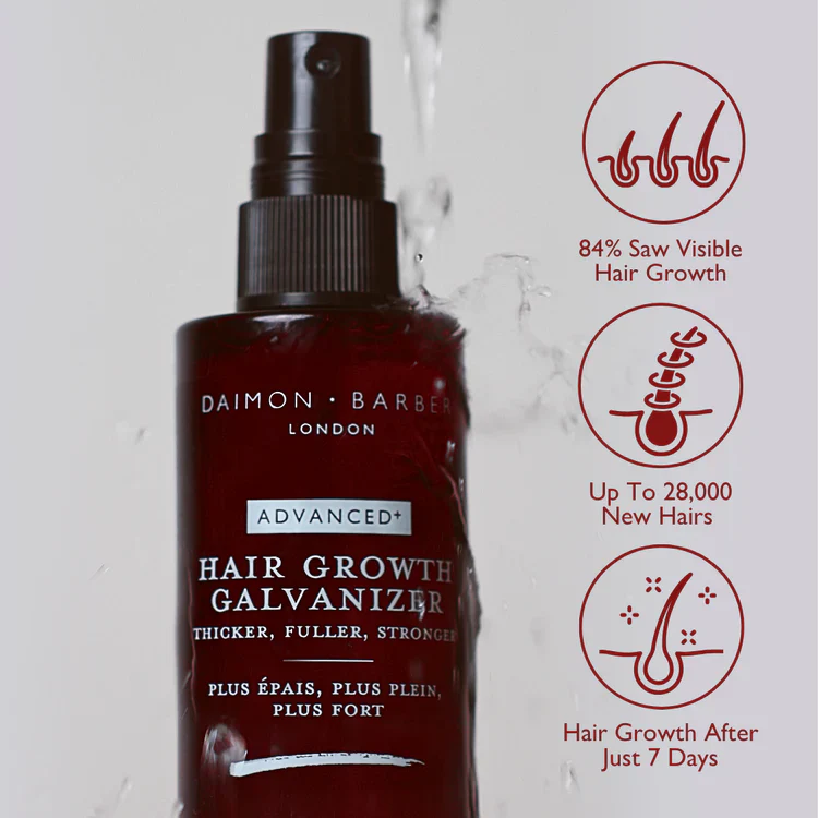 Daimon Barber Advanced+ Hair Growth Galvanizer 100ML - Image 3