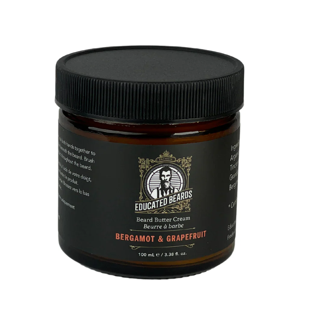 Educated Beards Bergamot Grapefruit Beard Butter Cream 100ml - Image 2