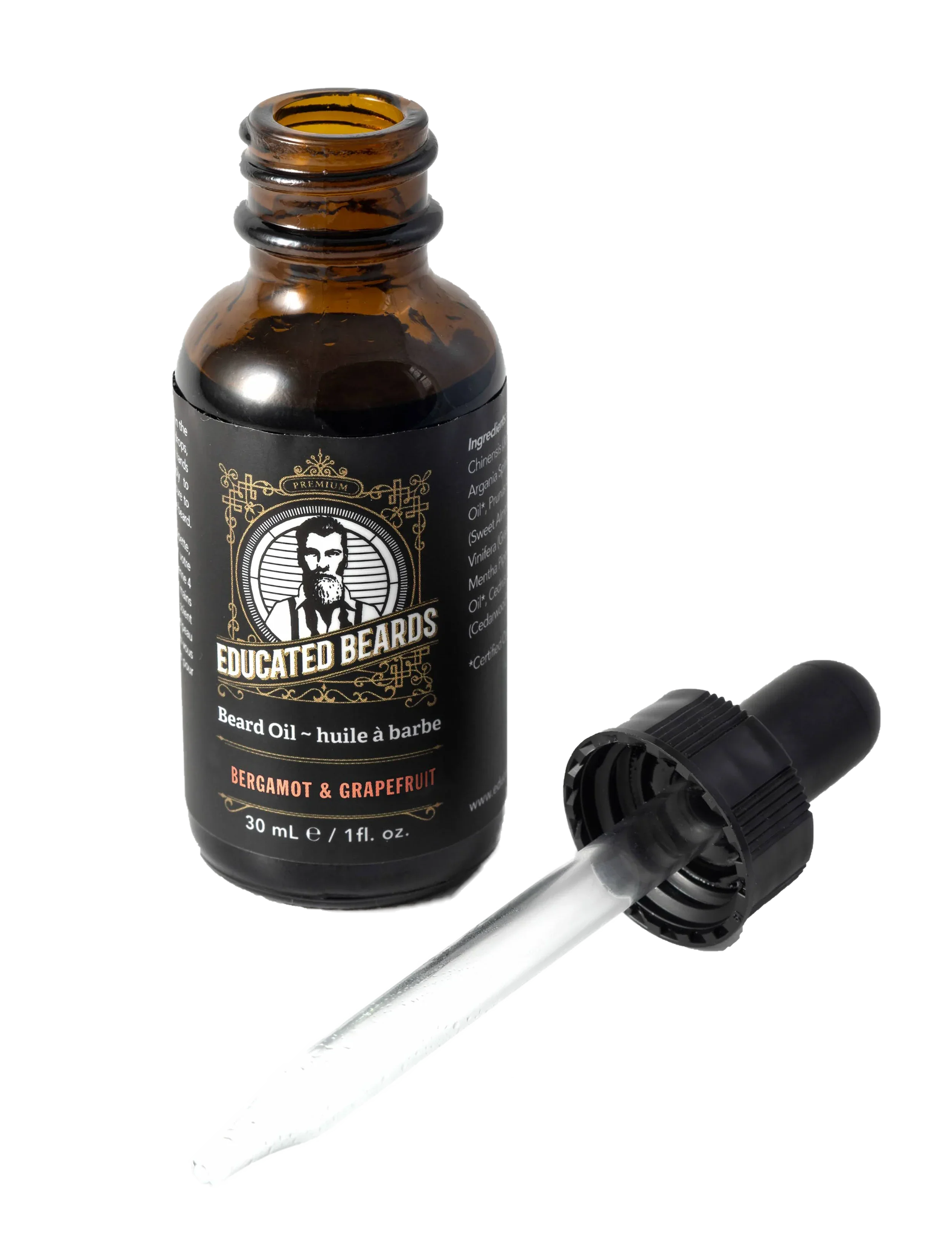 Educated Beards Bergamot Grapefruit Beard Oil 30ml - Image 2