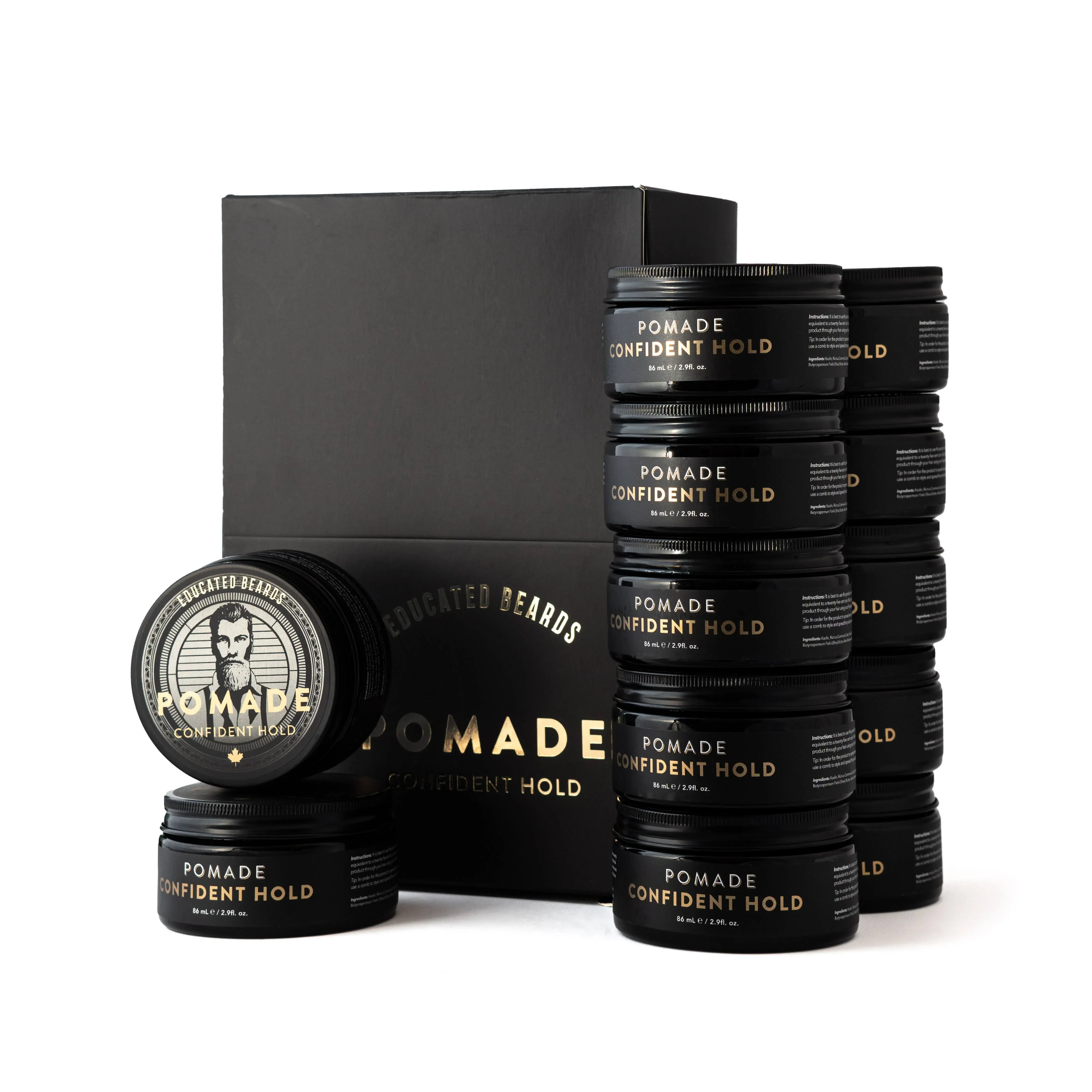 Educated Beards Confident Hold Pomade 86ml - Image 3