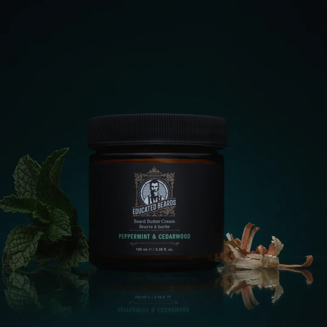 Educated Beards Peppermint Cedarwood Beard Butter Cream 118ml - Image 3
