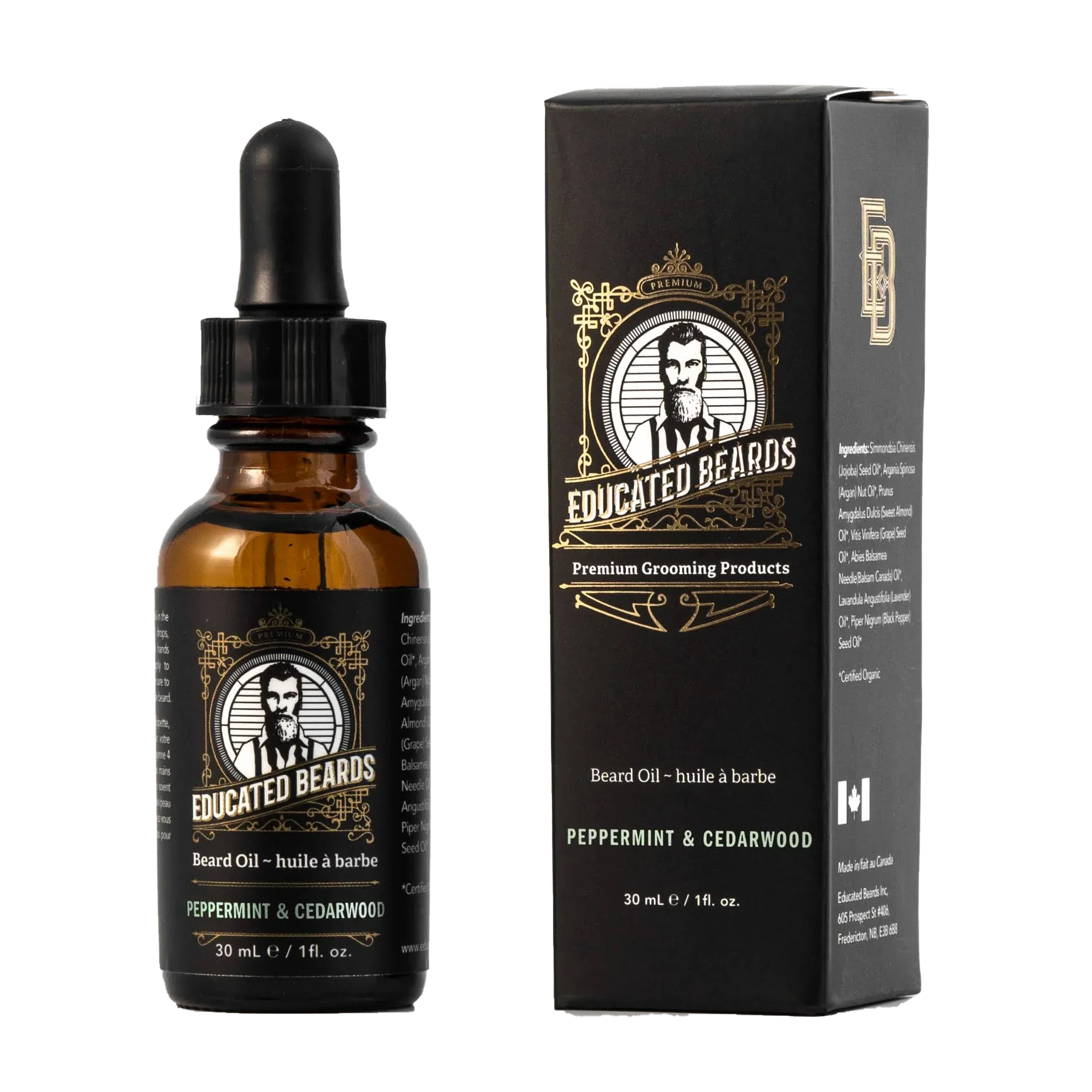 Educated Beards Peppermint Cedarwood Beard Oil 30ml