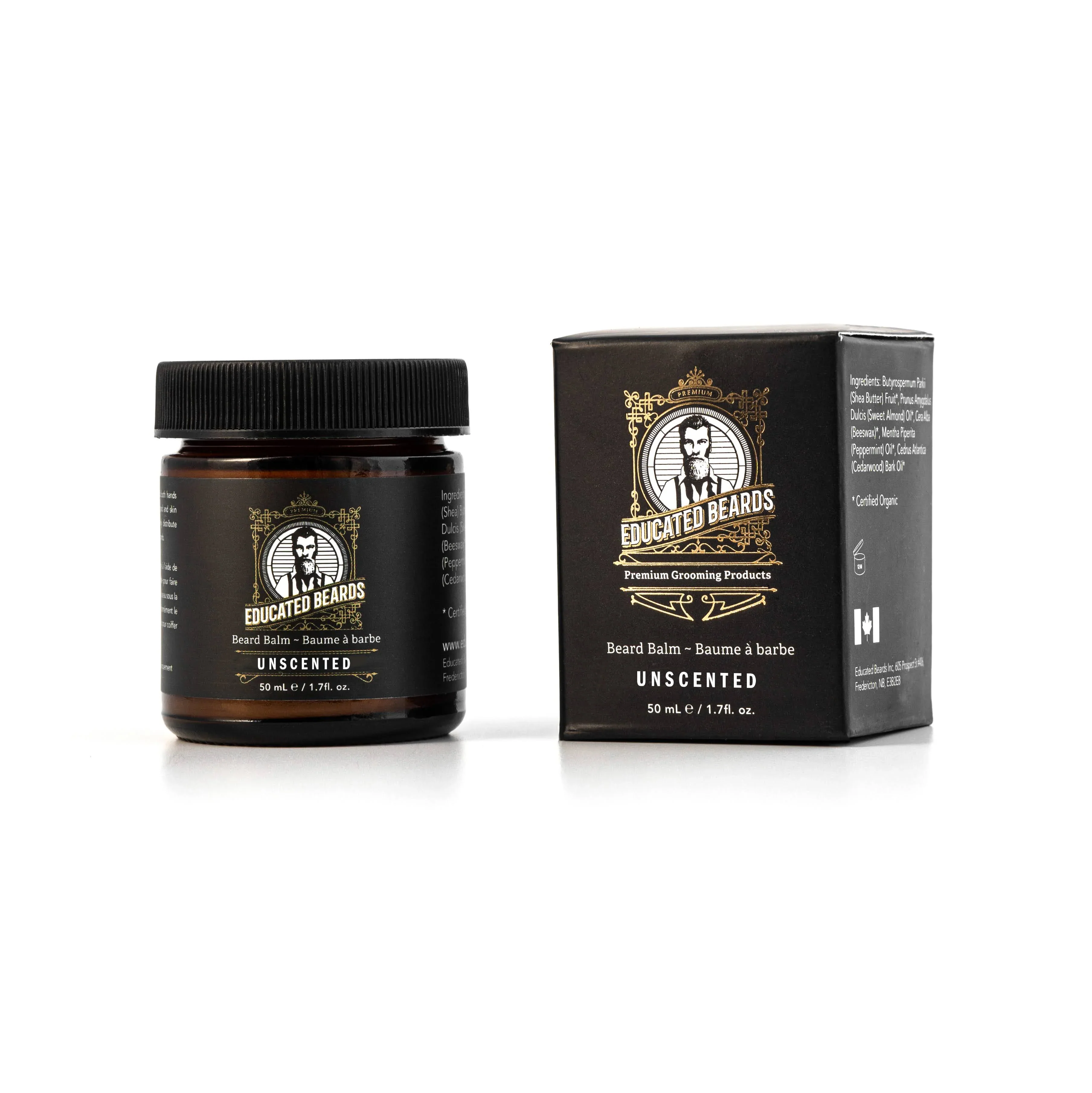 Educated Beards Unscented Beard Balm 50ml