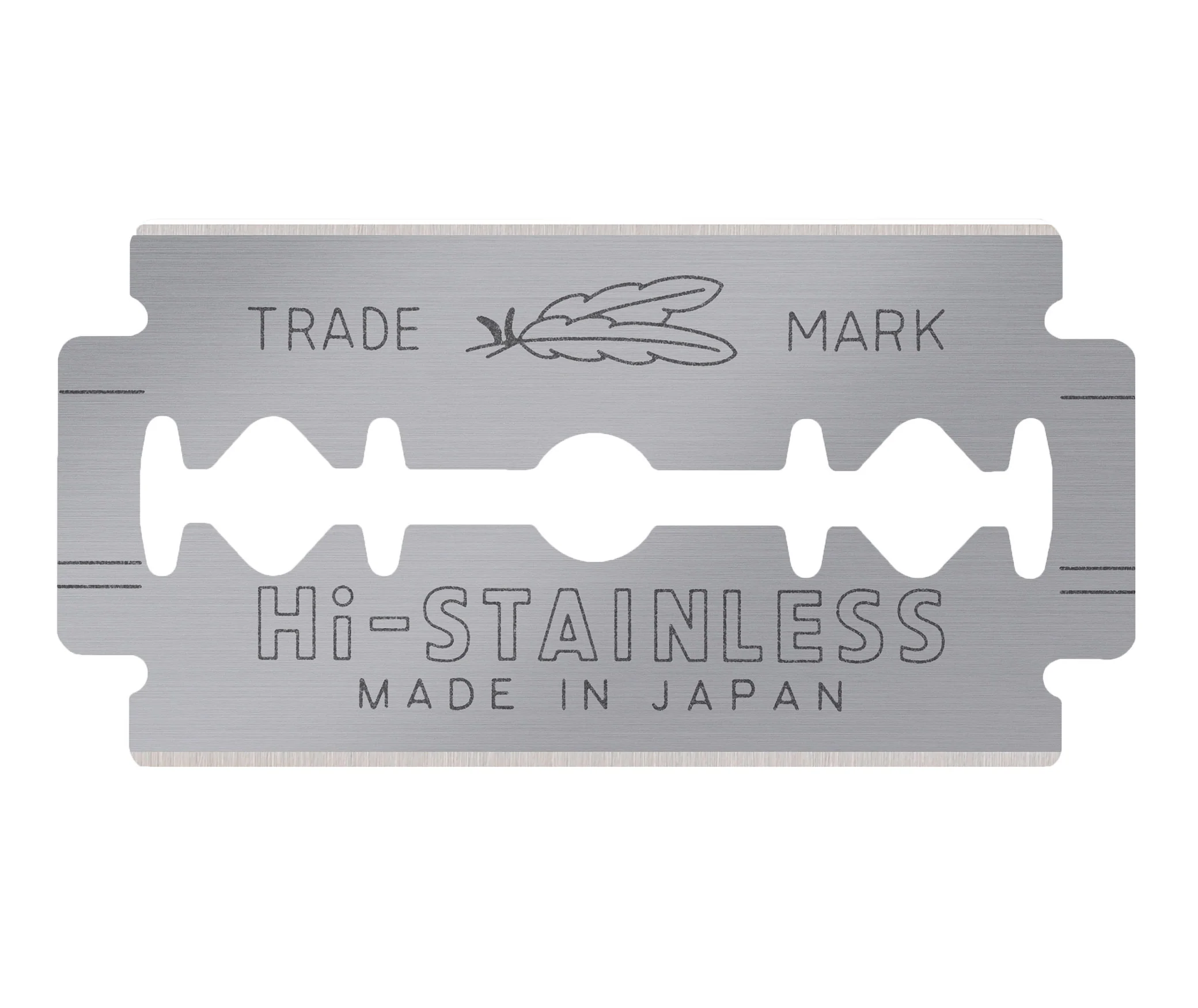 Feather Hi Stainless Double Edge Razor Blades (5 pk) - Image 2