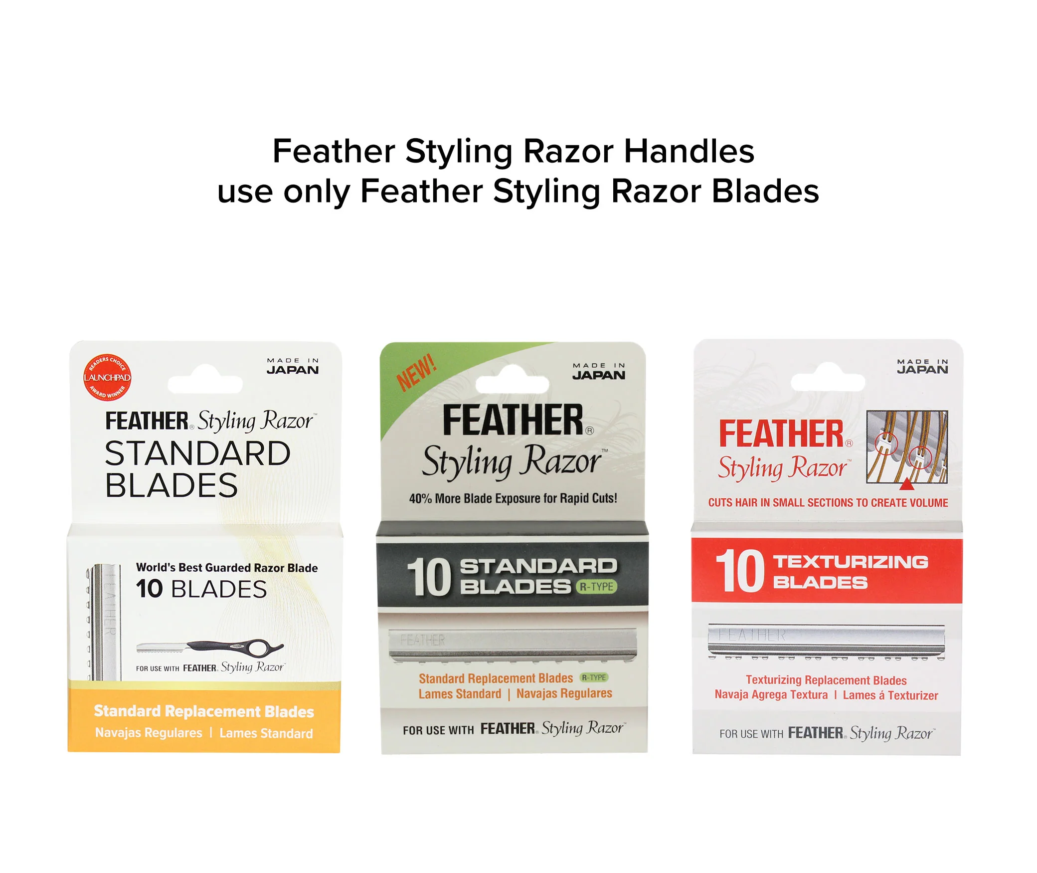 Feather Styling Razor Black - Image 2