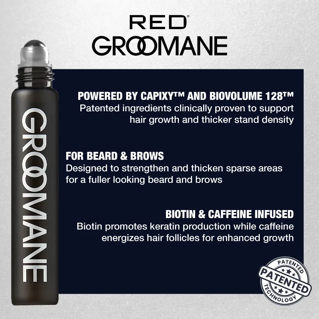 Groomane Roll-On Beard Growth Serum 14ML - Image 7