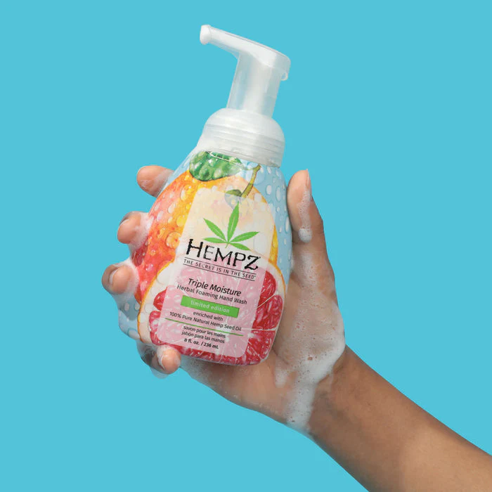 Hempz Triple Moisture Herbal Foaming Hand Wash 8oz. - Image 2