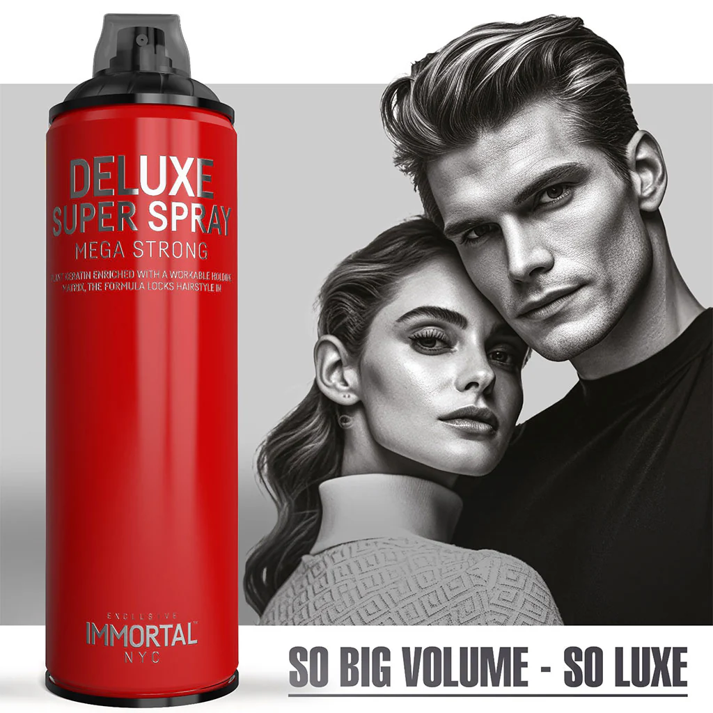 Immortal NYC Deluxe Mega Strong Super Spray 500ML - Image 3
