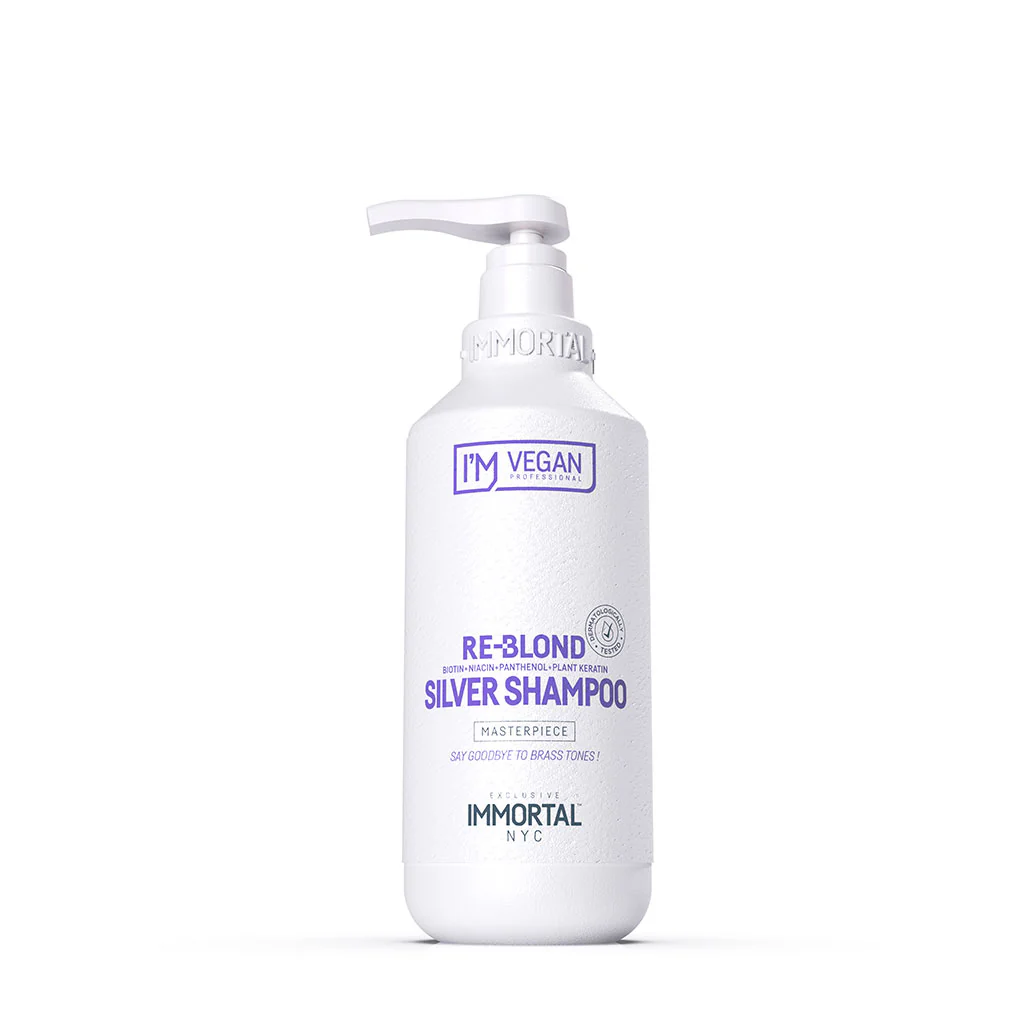 Immortal NYC I'm Vegan Re-blond Silver Shampoo 500ML