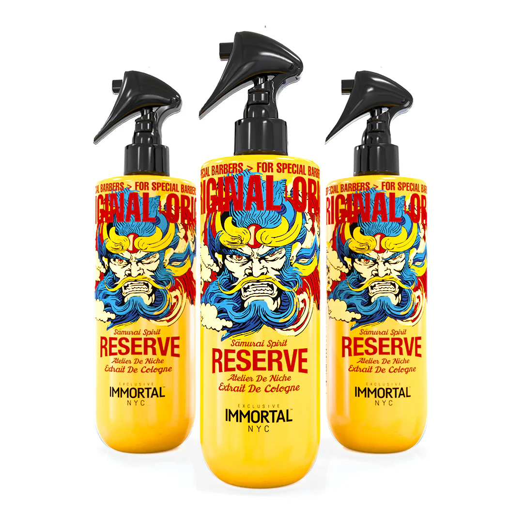 Immortal NYC Original Samurai Spirit Reserve Eau de Cologne Aftershave 500ML - Image 2