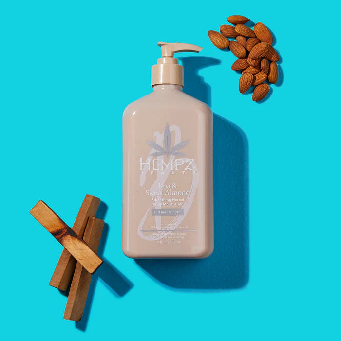 Hempz Koa & Sweet Almond Smoothing Herbal Body Moisturizer 17oz. - Image 3