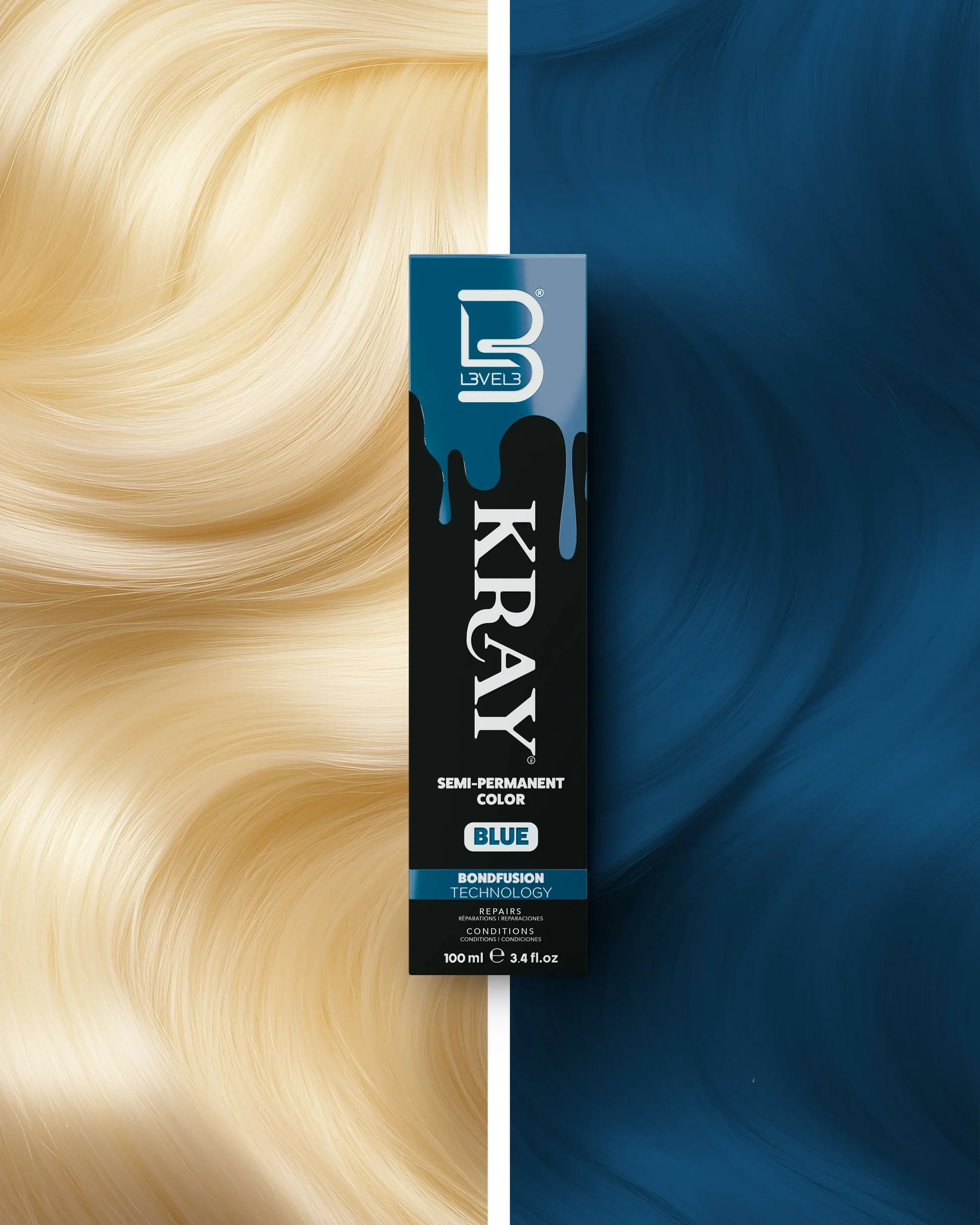 LV3 KRAY Semi-Permanent Color 100ML - Image 10