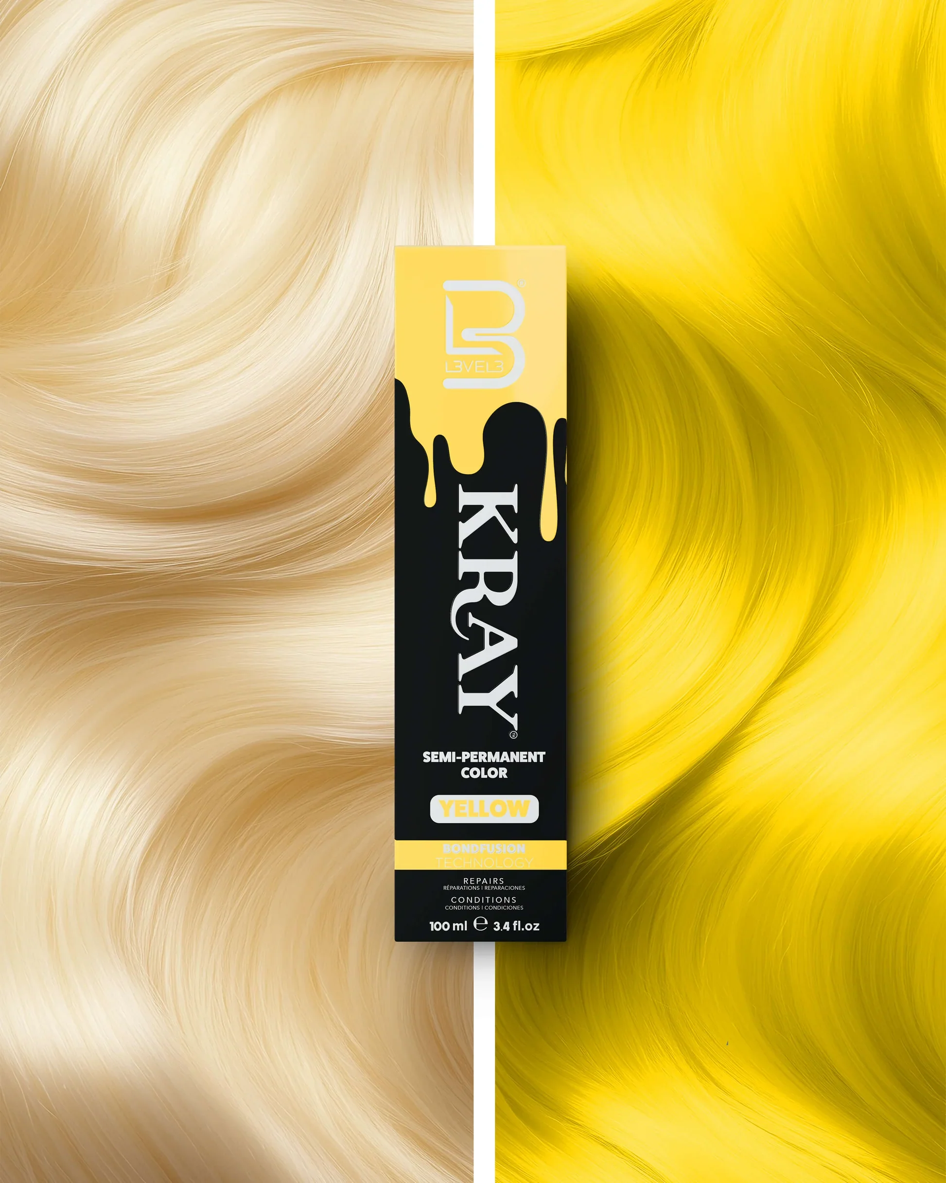 LV3 KRAY Semi-Permanent Color 100ML - Image 4
