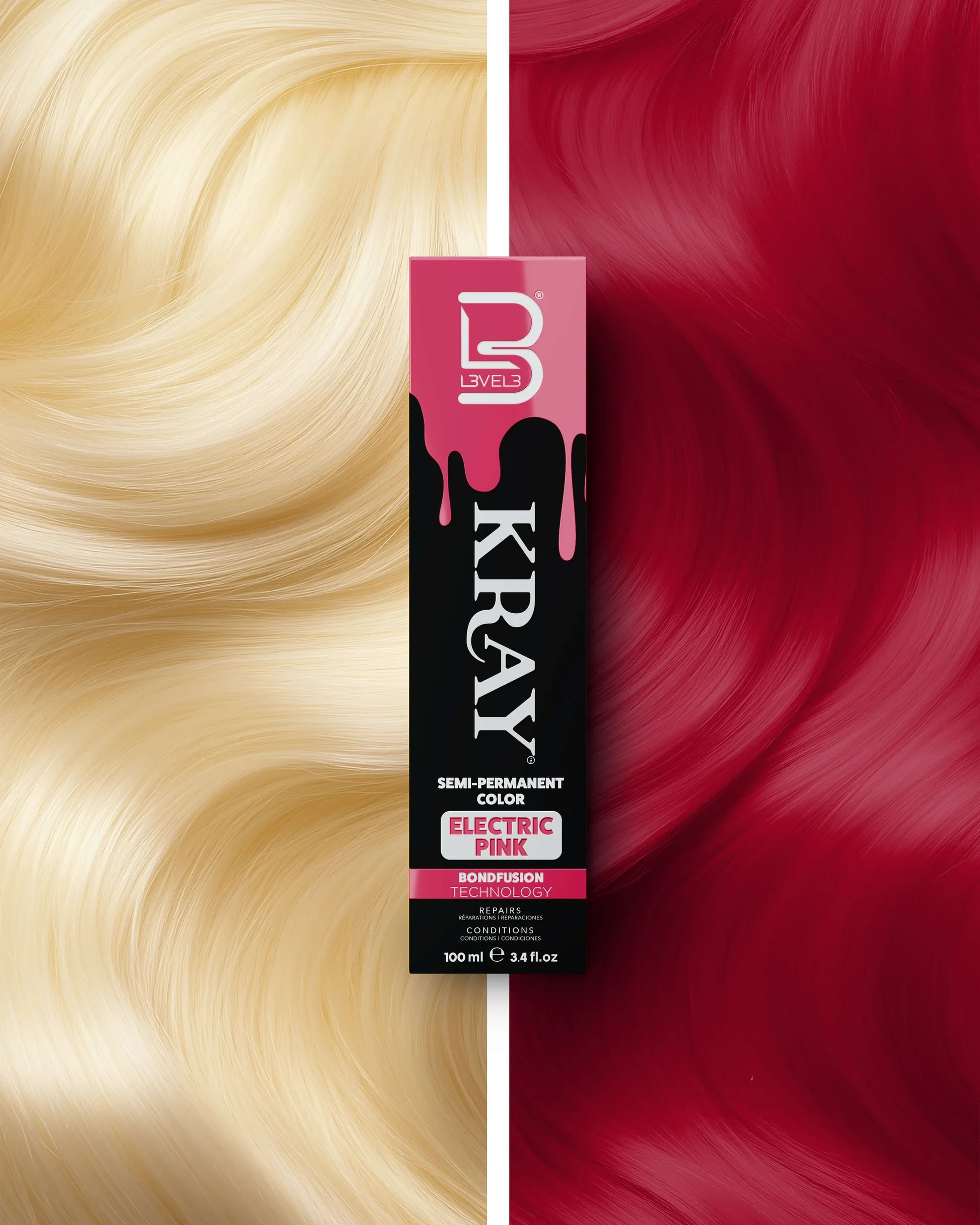 LV3 KRAY Semi-Permanent Color 100ML - Image 9