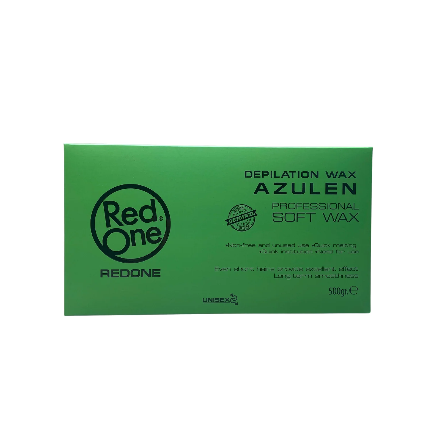 RedOne Depilatory Soft Wax Azulen Green 500 gr - Image 2