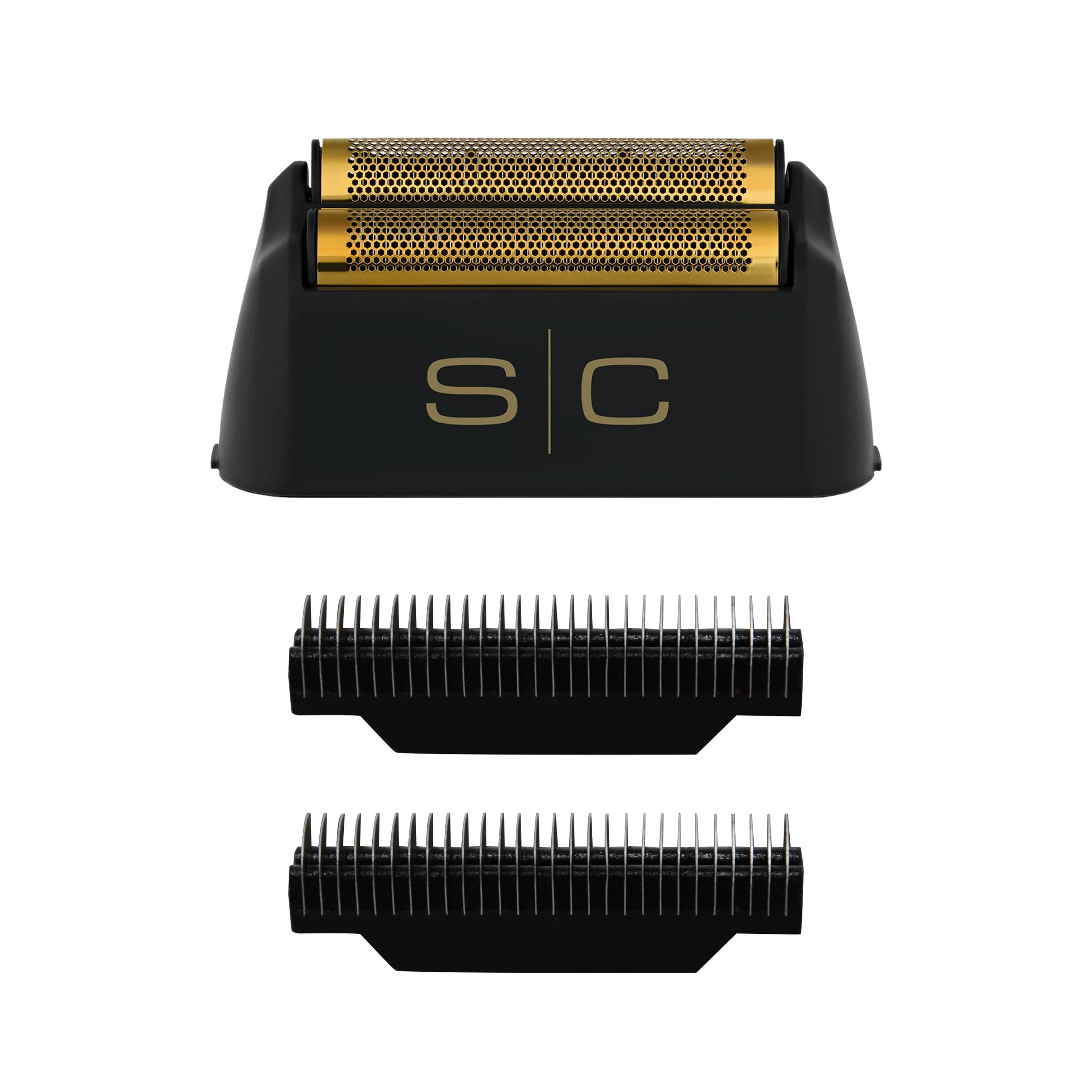 S|C Instinct Shaver Replacement Matte Black Titanium Replacement Foil and Cutter Set - Image 2