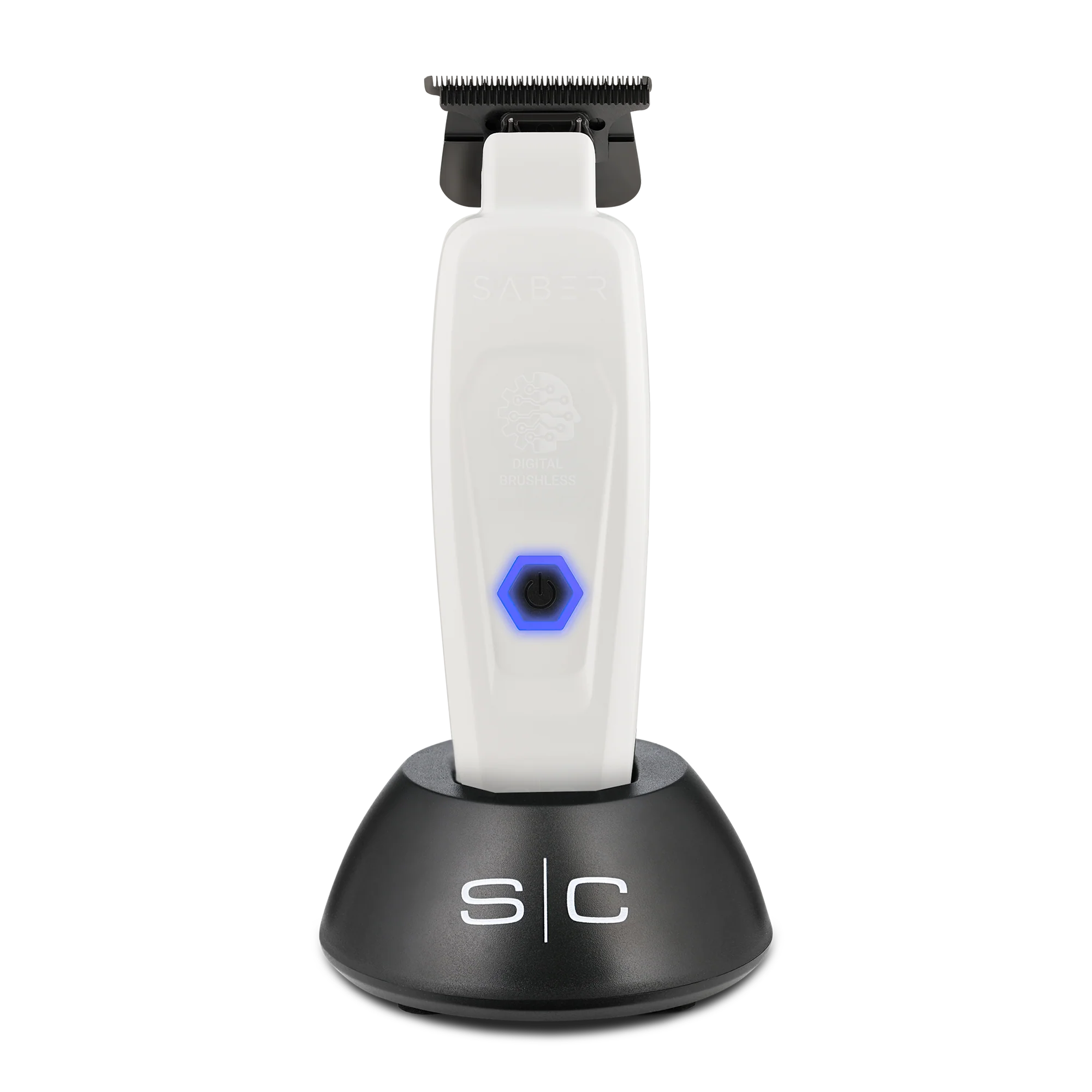 S|C Saber Cordless Brushless Motor Trimmer White