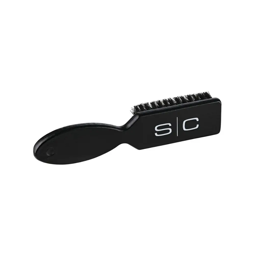 S|C Wood Handle Fade and Cleaning Barber Brush - Image 2