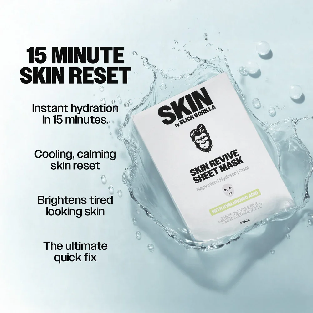 Slick Gorilla Skin-Revive Sheet Masks (3 Pack) - Image 4