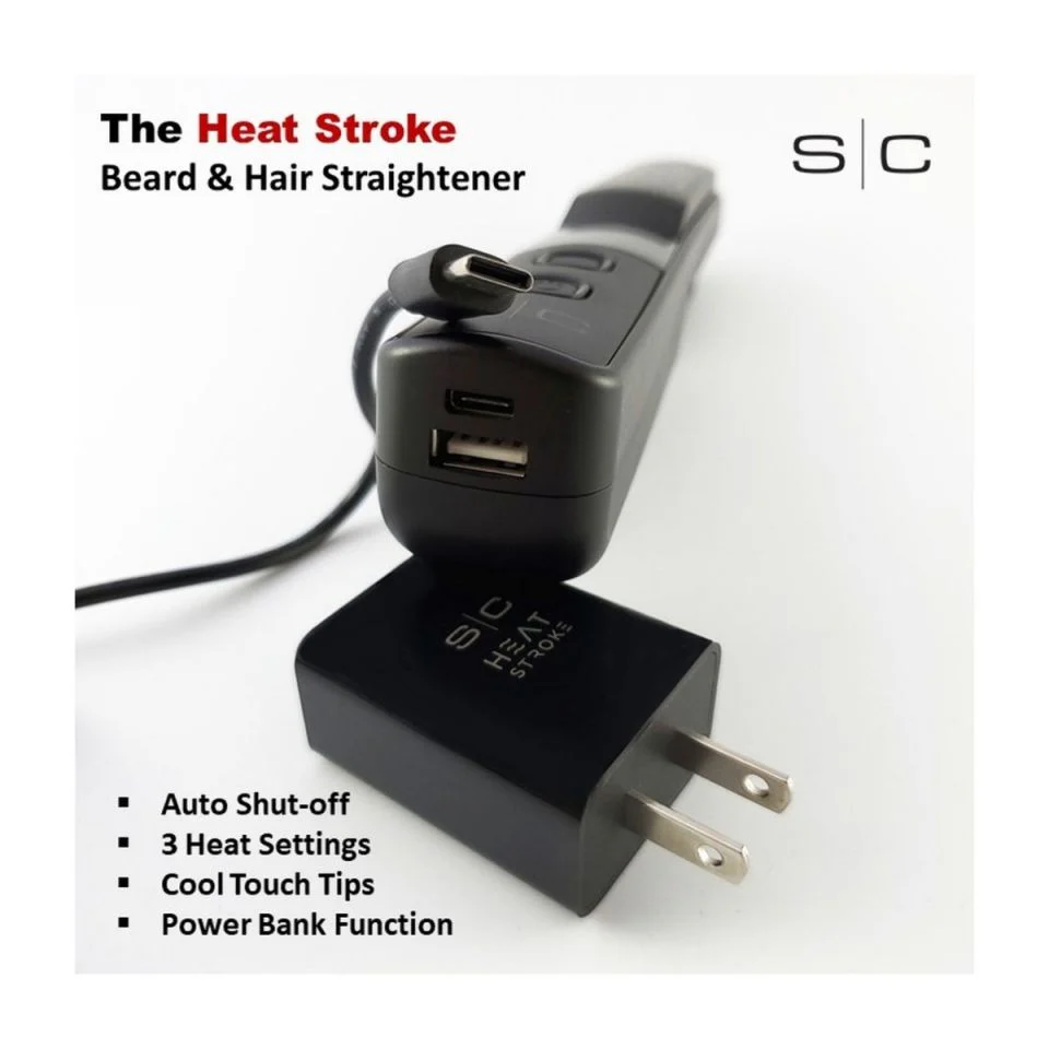 StyleCraft Heat Stroke Wireless Hot Brush Matte Black - Image 5