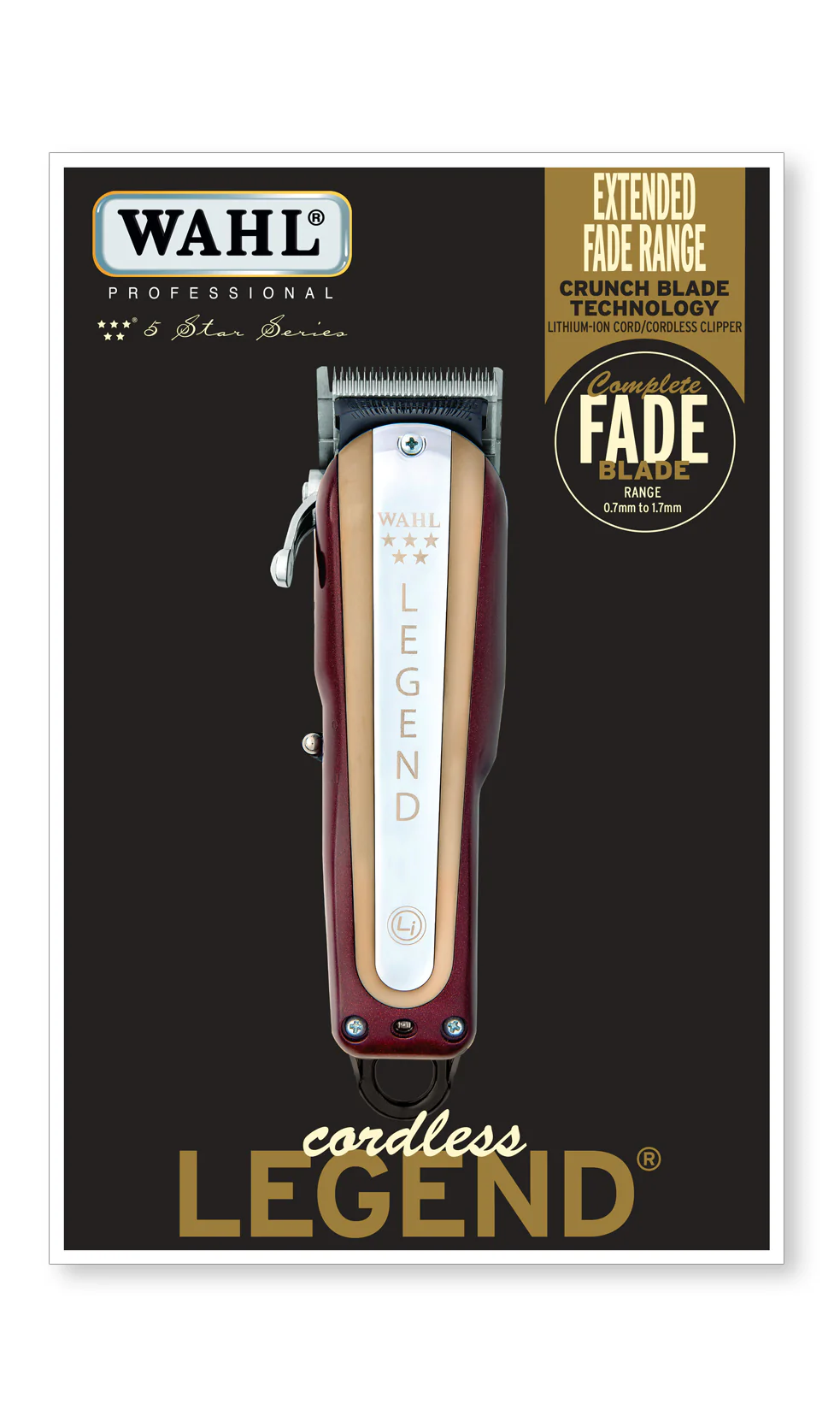 Wahl 5 Star Cordless Legend Li Clipper - Image 4